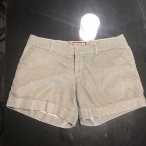 Dear John Striped Cuffed Shorts Size 32
